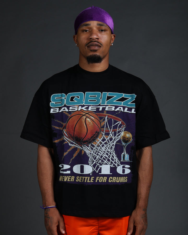 Above The Rim Tee in Black