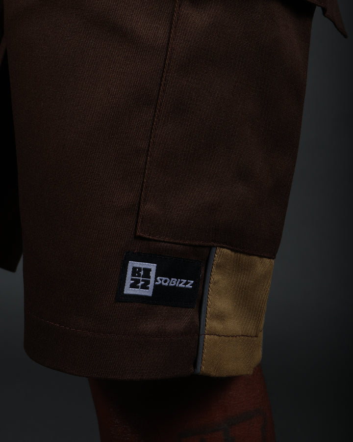 V2 Hussle Shorts in Brown/Khaki