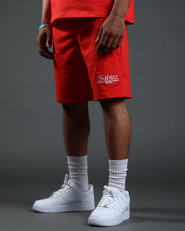 Prestige Shorts in Red/White