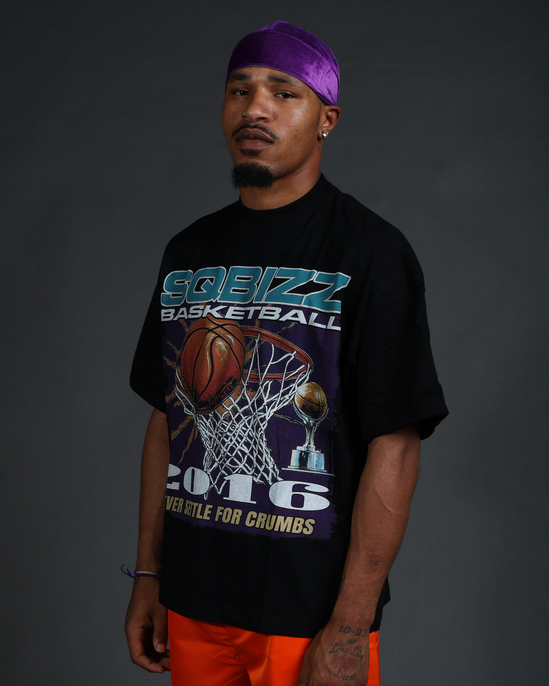 Above The Rim Tee in Black