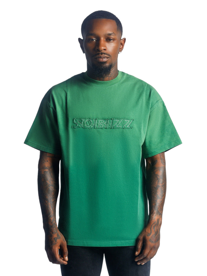 Slate Tee Green Washed