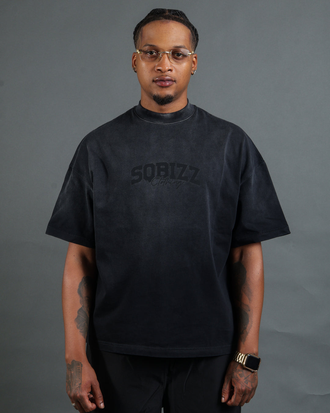 Motto Tee - Vintage Black