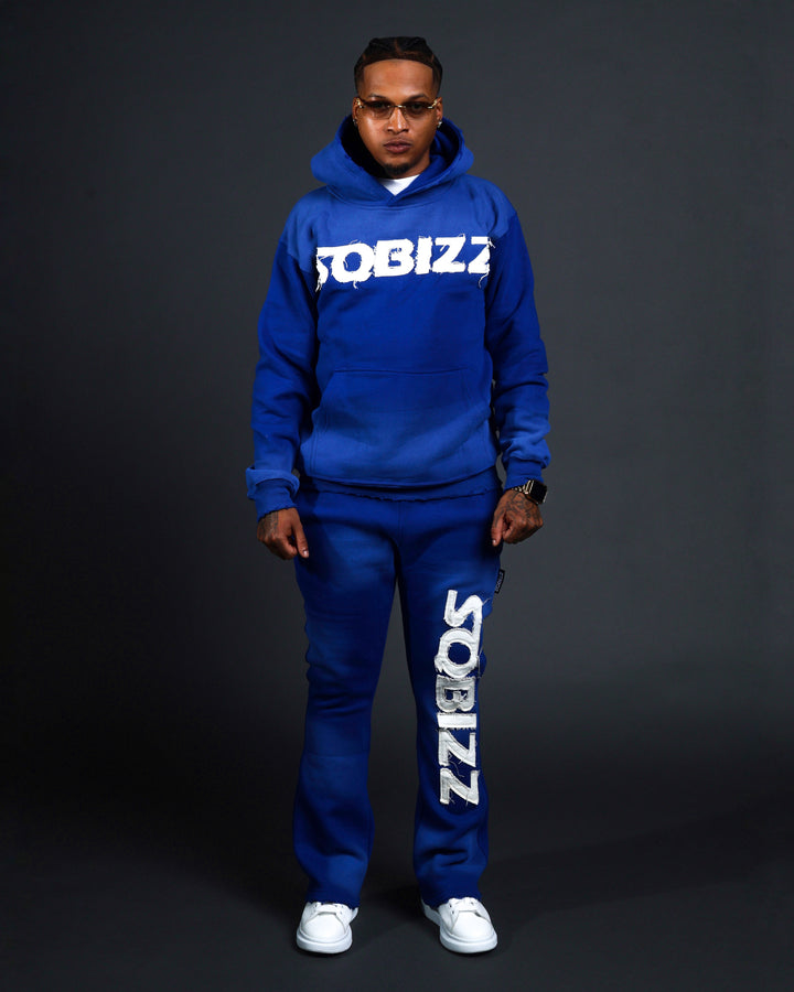 Summit Hoodie in Royal/White