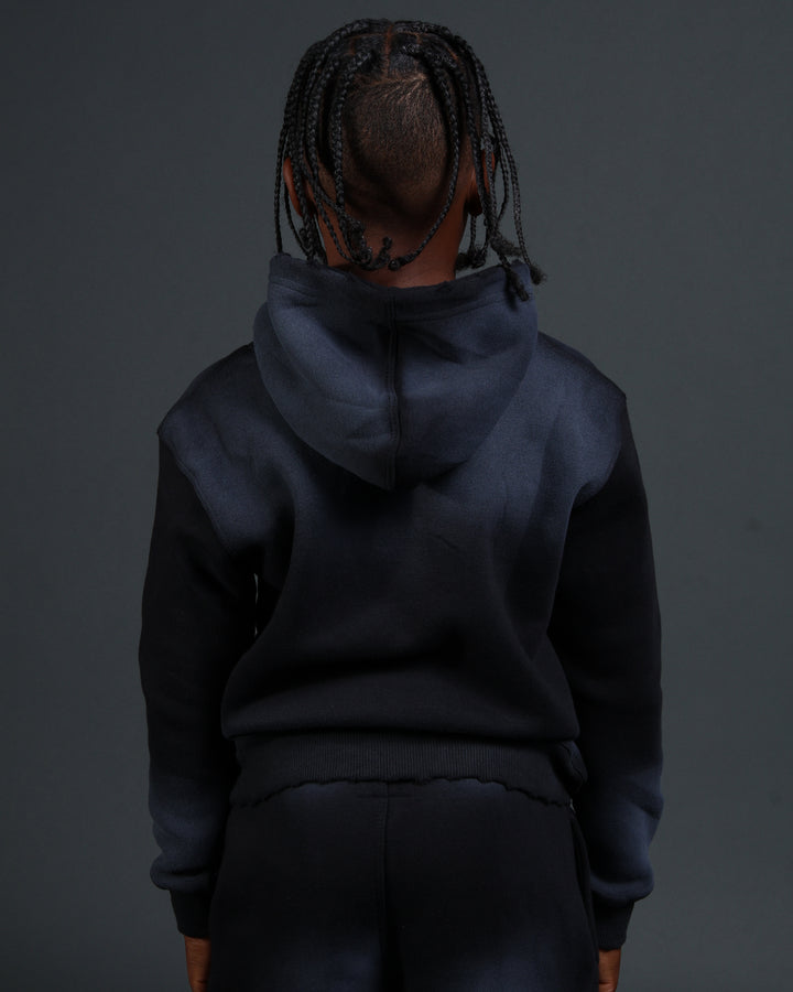 Kids Summit Hoodie in Black/White