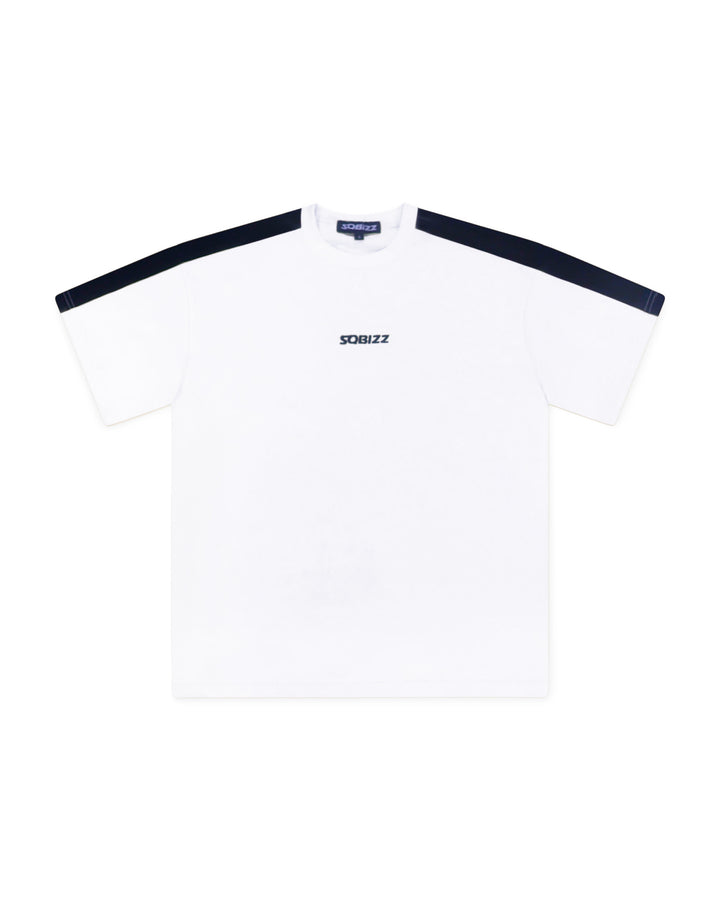 Dash Tee in White/Black