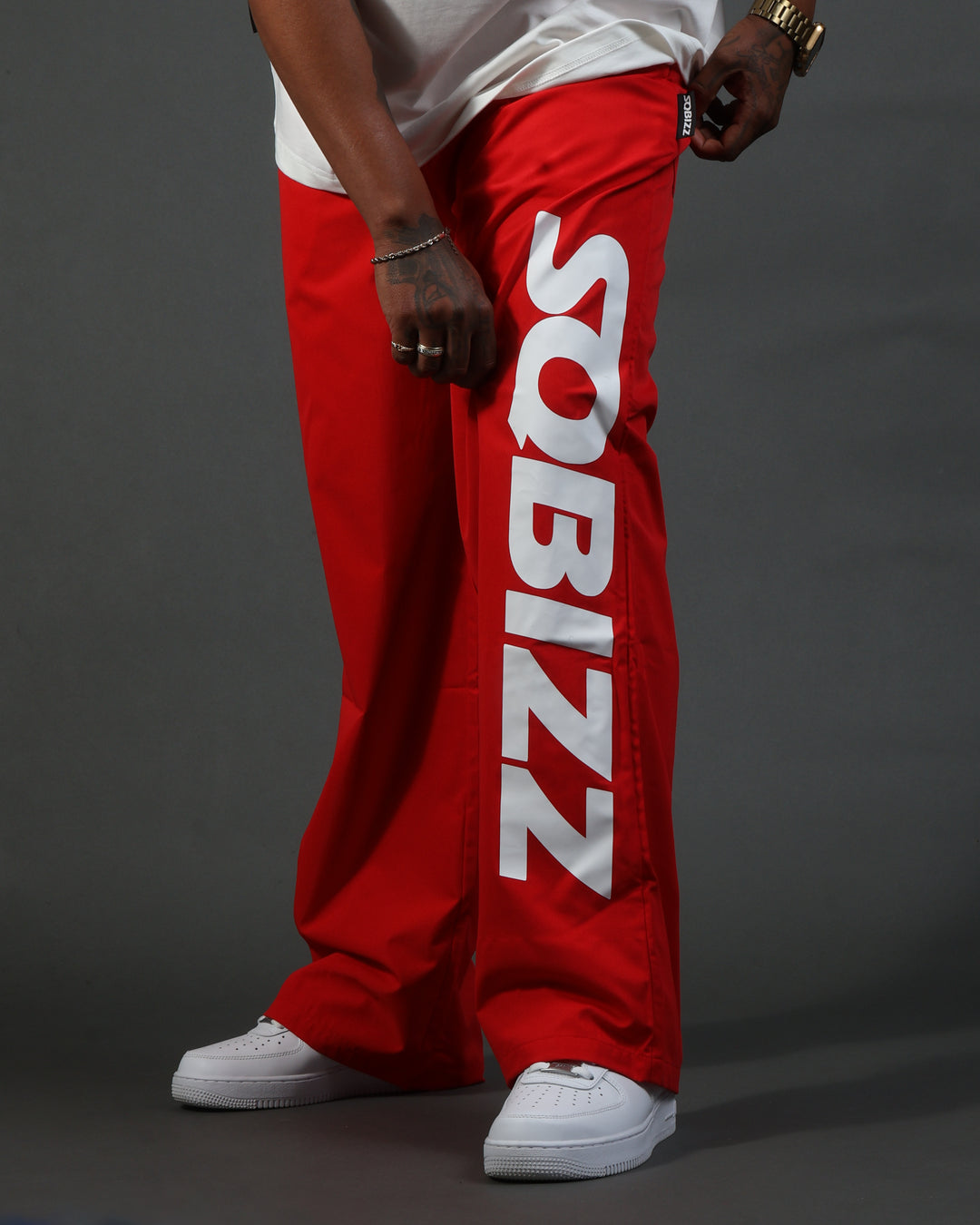 Summit Windpants - Red/White