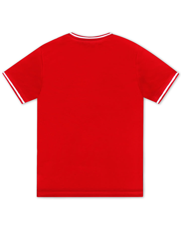 Club Baseball Jersey in Red/White