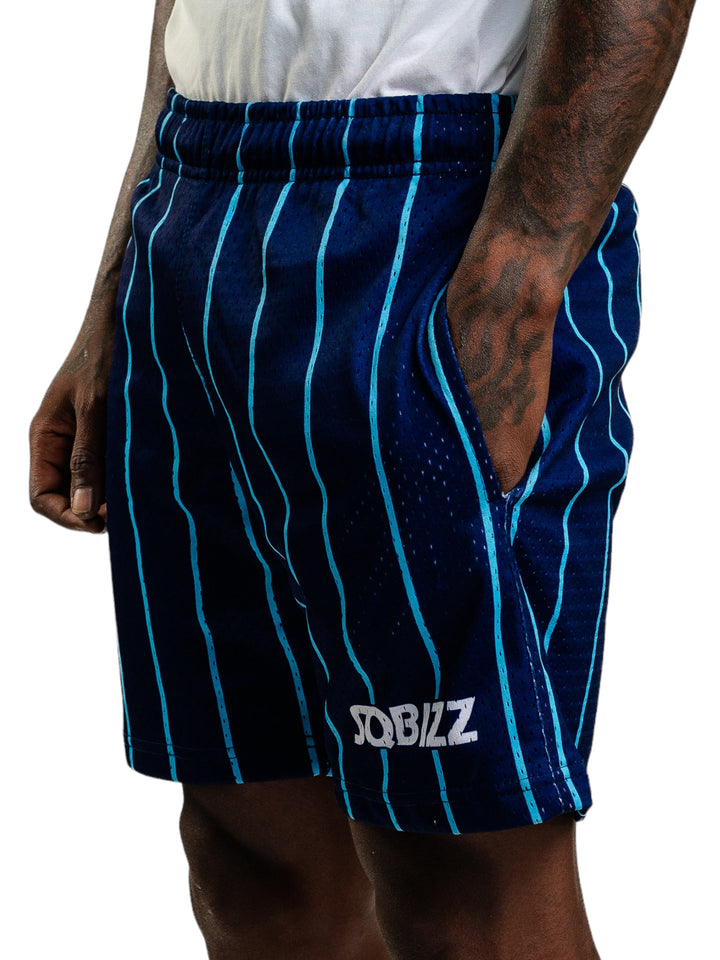 Alumni Shorts in Navy/Babyblue/White