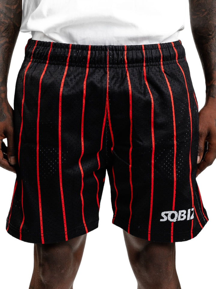 Alumni Shorts in Black/Red/White