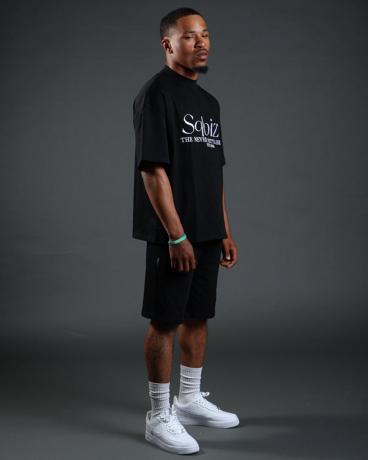Prestige Shorts in Black/White