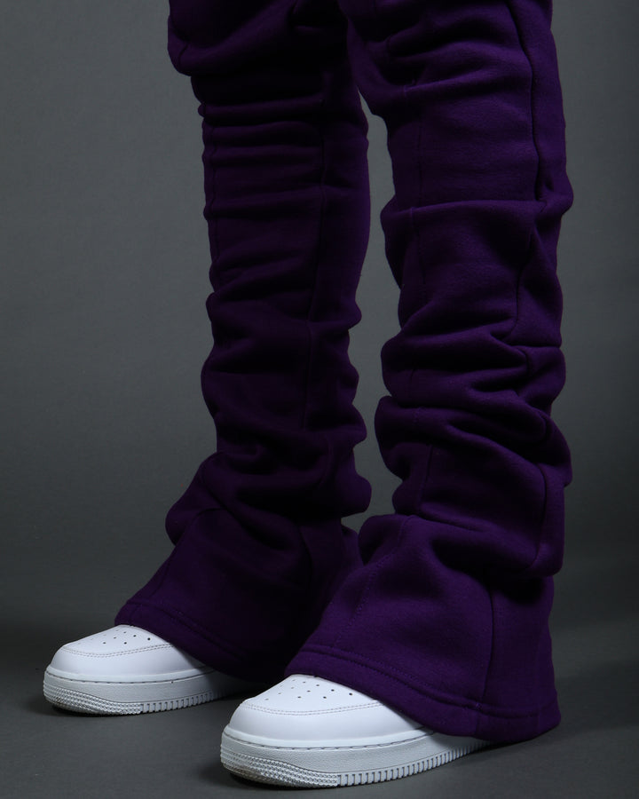 StackJaxx Pants in Purple