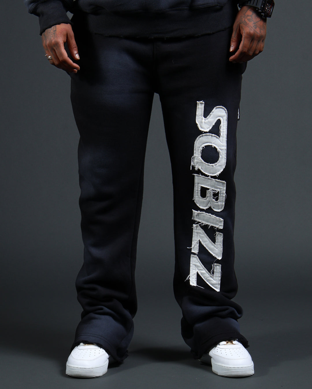 Summit Sweatpants in Black/White
