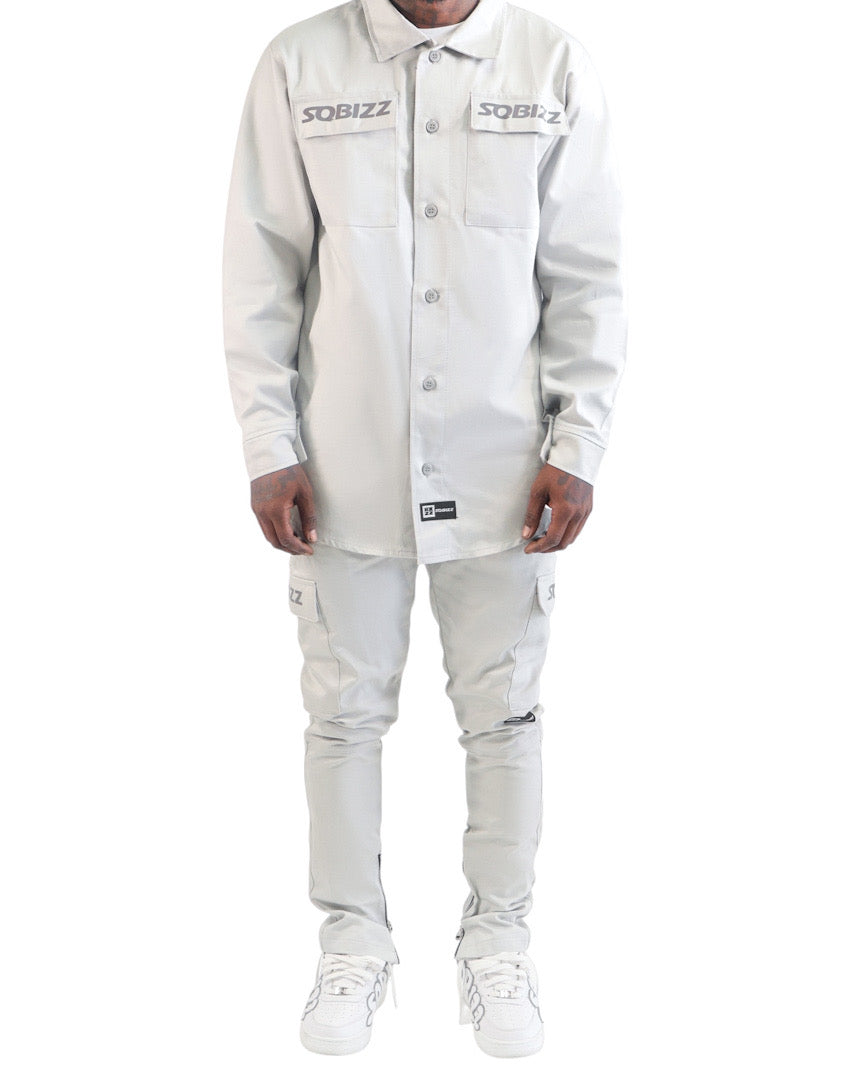 Oversized Sport Crew - Cheeks with Monochrome Patch