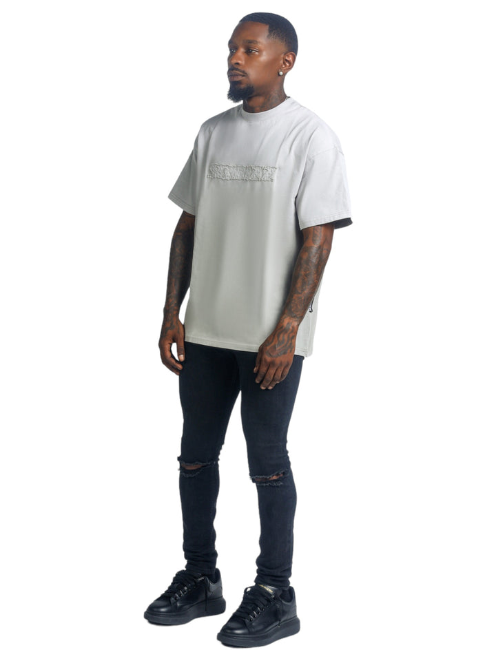 Slate Tee Grey Washed