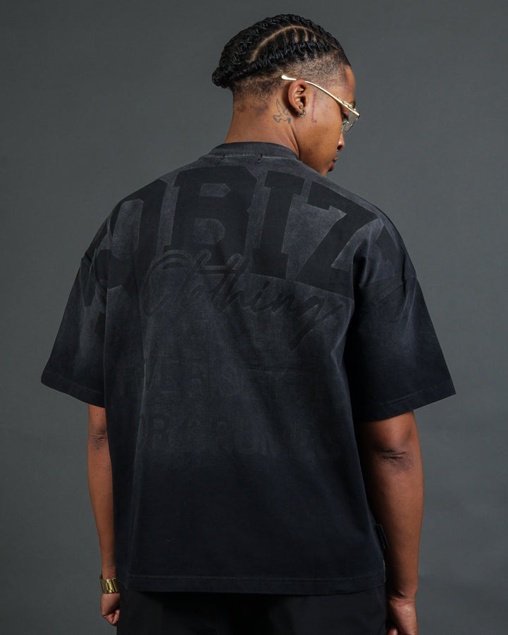 Vintage Motto Tee - Black