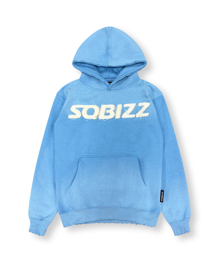 Summit Hoodie in Babyblue/White