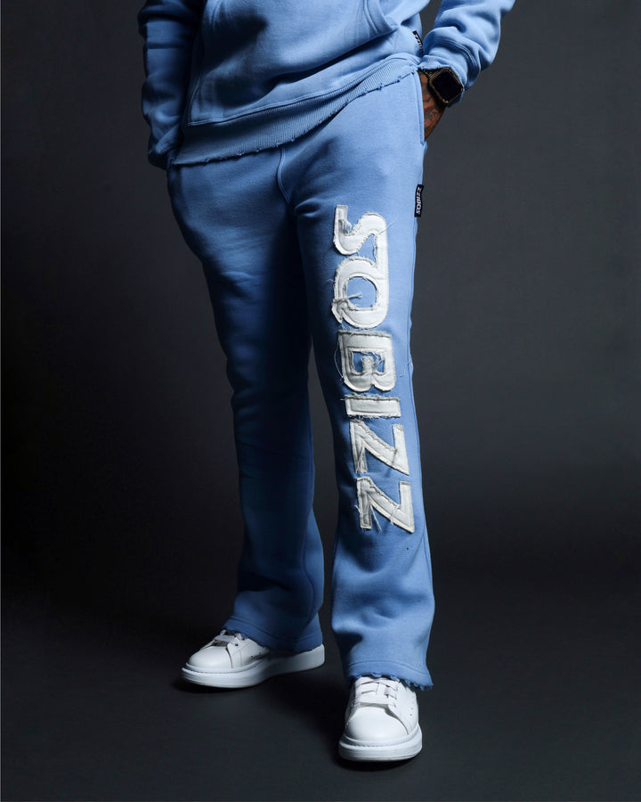 Summit Sweatpants in Babyblue/White