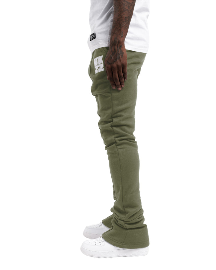 StackJaxx Pants in Olive Green