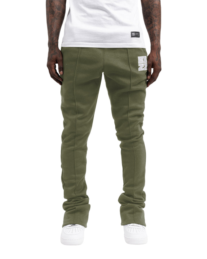 StackJaxx Pants in Olive Green